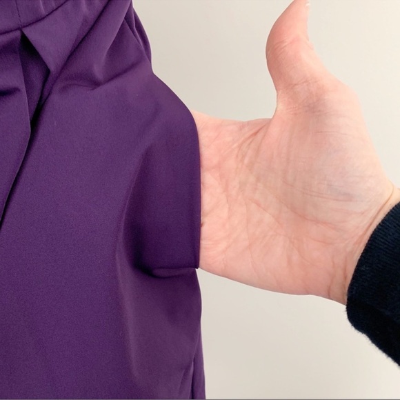 Diane Von Furstenberg DVF Hampton Wrap Dress Purple Excellent Size 4 - Picture 5 of 9